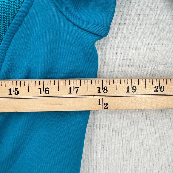 SPYDER Sweater Womens Medium Riviera Blue Essential Mid Weight Core Zip Jacket - Picture 11 of 13